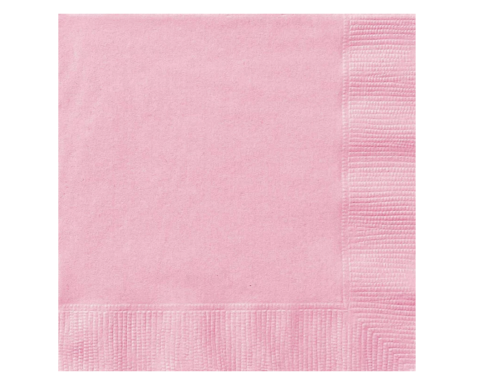 Way to Celebrate! Light Pink Paper Luncheon Napkins, 6.5in, 24ct